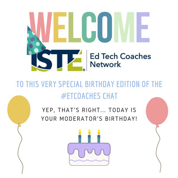 Welcome image for the #ETCoaches chat